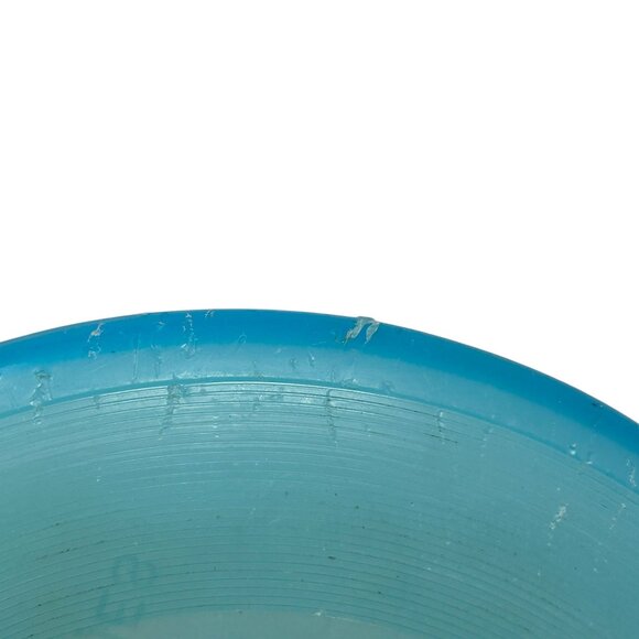 Vintage Wham-O Regular Frisbee Flying Disc 9" Aqua Blue Plastic Toy 1970s - Picture 6 of 14